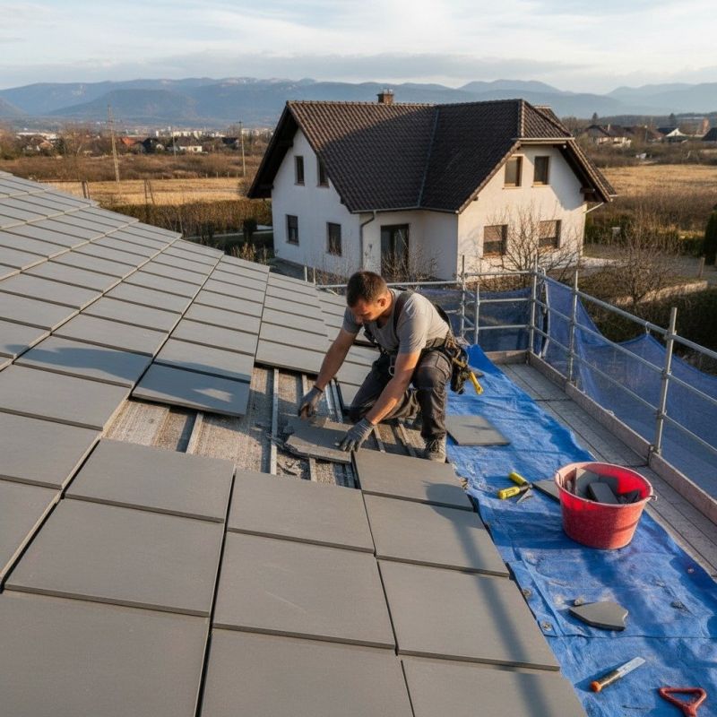 Tile Roof Replacement